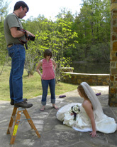 Darrick Wilson Photographing a Wedding Bridal