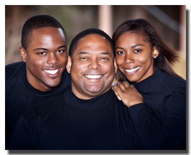 Father and Children Little Rock Photography